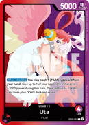 Uta OP06-001 V1 - Leader Rosso/Viola - Near Mint - Wings of the Captain - Carta One Piece Card Game