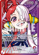 Uta OP06-001 V2 - Leader Rosso/Viola Alternate Art - Near Mint - Wings of the Captain - Carta One Piece Card Game