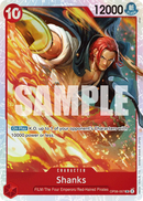 Shanks OP06-007 V1 - Character Rosso Super Rare - Near Mint - Wings of the Captain - Carta One Piece Card Game
