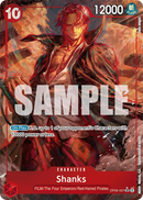 Shanks OP06-007 V2 - Character Rosso Alternate Art - Near Mint - Wings of the Captain - Carta One Piece Card Game