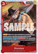 Shuraiya OP06-009 V1 - Character Rosso Super Rare - Near Mint - Wings of the Captain - Carta One Piece Card Game