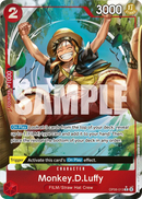 Monkey.D.Luffy OP06-013 V2 - Character Rosso Alternate Art - Near Mint - Wings of the Captain - Carta One Piece Card Game