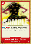 Meteor-Strike of Love OP06-017 - Event Rosso Common - Near Mint - Wings of the Captain - Carta One Piece Card Game