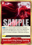 Gum-Gum King Kong Gatling OP06-018 - Event Rosso Rare - Near Mint - Wings of the Captain - Carta One Piece Card Game