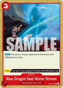 Blue Dragon Seal Water Stream OP06-019 - Event Rosso Uncommon - Near Mint - Wings of the Captain - Carta One Piece Card Game