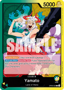 Yamato OP06-022 V1 - Leader Verde/Giallo - Near Mint - Wings of the Captain - Carta One Piece Card Game