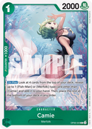 Camie OP06-025 V1 - Character Verde Rare - Near Mint - Wings of the Captain - Carta One Piece Card Game