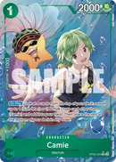 Camie OP06-025 V2 - Character Verde Alternate Art - Near Mint - Wings of the Captain - Carta One Piece Card Game