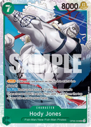 Hody Jones OP06-035 V1 - Character Verde Super Rare - Near Mint - Wings of the Captain - Carta One Piece Card Game