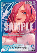 Vinsmoke Reiju OP06-042 V2 - Leader Blu/Viola Alternate Art - Near Mint - Wings of the Captain - Carta One Piece Card Game
