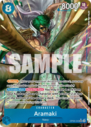 Aramaki OP06-043 V2 - Character Blu Alternate Art - Near Mint - Wings of the Captain - Carta One Piece Card Game