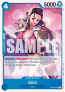 Gion OP06-044 - Character Blu Uncommon - Near Mint - Wings of the Captain - Carta One Piece Card Game