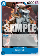 Sakazuki OP06-046 - Character Blu Uncommon - Near Mint - Wings of the Captain - Carta One Piece Card Game