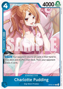 Charlotte Pudding OP06-047 - Character Blu Rare - Near Mint - Wings of the Captain - Carta One Piece Card Game