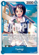 Tashigi OP06-050 V1 - Character Blu Rare - Near Mint - Wings of the Captain - Carta One Piece Card Game