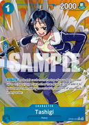 Tashigi OP06-050 V2 - Character Blu Alternate Art - Near Mint - Wings of the Captain - Carta One Piece Card Game