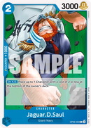 Jaguar.D.Saul OP06-053 - Character Blu Common - Near Mint - Wings of the Captain - Carta One Piece Card Game
