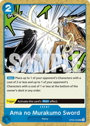 Ama no Murakumo Sword OP06-056 - Event Blu Uncommon - Near Mint - Wings of the Captain - Carta One Piece Card Game