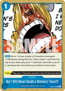 But I Will Never Doubt a Woman's Tears!!!! OP06-057 - Event Blu Common - Near Mint - Wings of the Captain - Carta One Piece Card Game