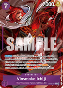 Vinsmoke Ichiji OP06-061 V2 - Character Viola Alternate Art - Near Mint - Wings of the Captain - Carta One Piece Card Game