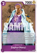 Zephyr (Navy) OP06-074 - Character Viola Rare - Near Mint - Wings of the Captain - Carta One Piece Card Game