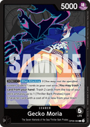 Gecko Moria OP06-080 V1 - Leader Nero - Near Mint - Wings of the Captain - Carta One Piece Card Game