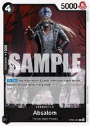 Absalom OP06-081 V1 - Character Nero Rare - Near Mint - Wings of the Captain - Carta One Piece Card Game
