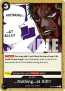 ...Nothing...at All!!! OP06-096 - Event Nero Common - Near Mint - Wings of the Captain - Carta One Piece Card Game