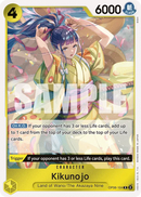 Kikunojo OP06-104 - Character Giallo Rare - Near Mint - Wings of the Captain - Carta One Piece Card Game