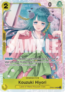 Kouzuki Hiyori OP06-106 V1 - Character Giallo Super Rare - Near Mint - Wings of the Captain - Carta One Piece Card Game