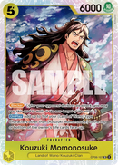 Kouzuki Momonosuke OP06-107 V1 - Character Giallo Super Rare - Near Mint - Wings of the Captain - Carta One Piece Card Game