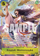 Kouzuki Momonosuke OP06-107 V2 - Character Giallo Alternate Art - Near Mint - Wings of the Captain - Carta One Piece Card Game