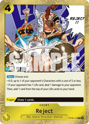 Reject OP06-116 - Event Giallo Rare - Near Mint - Wings of the Captain - Carta One Piece Card Game