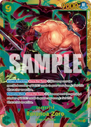 Roronoa Zoro OP06-118 V1 - Character Verde Secret Rare - Near Mint - Wings of the Captain - Carta One Piece Card Game