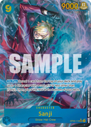 Sanji OP06-119 V2 - Character Blu Alternate Art - Near Mint - Wings of the Captain - Carta One Piece Card Game