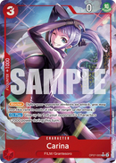 Carina OP07-005 V2 - Character Rosso Alternate Art - Near Mint - 500 Years in the Future - Carta One Piece Card Game