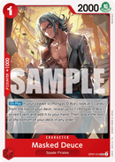 Masked Deuce OP07-013 - Character Rosso Uncommon - Near Mint - 500 Years in the Future - Carta One Piece Card Game