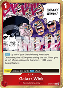 Galaxy Wink OP07-016 - Event Rosso Rare - Near Mint - 500 Years in the Future - Carta One Piece Card Game