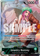 Jewelry Bonney OP07-019 V2 - Leader Verde Alternate Art - Near Mint - 500 Years in the Future - Carta One Piece Card Game