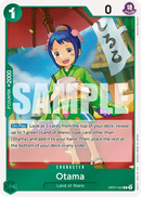 Otama OP07-022 V1 - Character Verde Rare - Near Mint - 500 Years in the Future - Carta One Piece Card Game