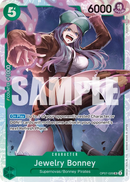 Jewelry Bonney OP07-026 V1 - Character Verde Super Rare - Near Mint - 500 Years in the Future - Carta One Piece Card Game