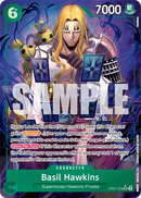 Basil Hawkins OP07-029 V2 - Character Verde Alternate Art - Near Mint - 500 Years in the Future - Carta One Piece Card Game