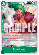 Bartolomeo OP07-031 - Character Verde Uncommon - Near Mint - 500 Years in the Future - Carta One Piece Card Game