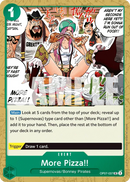 More Pizza!! OP07-037 - Event Verde Uncommon - Near Mint - 500 Years in the Future - Carta One Piece Card Game