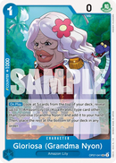 Gloriosa (Grandma Nyon) OP07-041 - Character Blu Uncommon - Near Mint - 500 Years in the Future - Carta One Piece Card Game