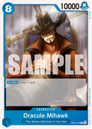 Dracule Mihawk OP07-044 - Character Blu Common - Near Mint - 500 Years in the Future - Carta One Piece Card Game