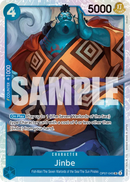 Jinbe OP07-045 V1 - Character Blu Super Rare - Near Mint - 500 Years in the Future - Carta One Piece Card Game