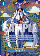 Sengoku OP07-046 - Character Blu Special Rare - Near Mint - The Azure Sea's Seven - Carta One Piece Card Game