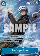 Trafalgar Law OP07-047 V2 - Character Blu Alternate Art - Near Mint - 500 Years in the Future - Carta One Piece Card Game