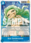 Boa Sandersonia OP07-050 - Character Blu Common - Near Mint - 500 Years in the Future - Carta One Piece Card Game